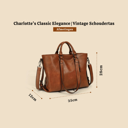 Charlotte | Fijn te dragen — Comfortabele Leren Schoudertas