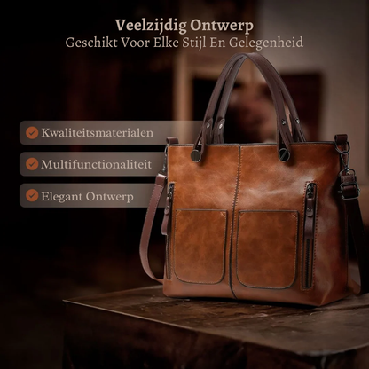 Ilse | Alles op orde — Ruime Leren Werktas