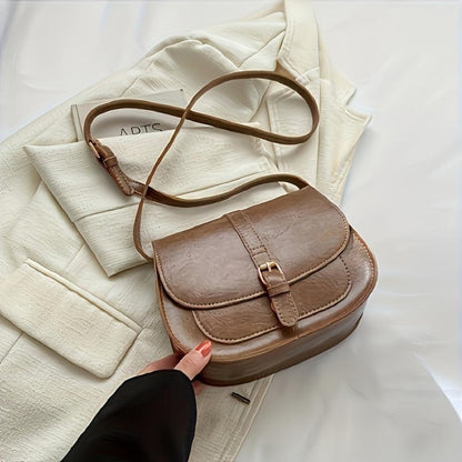 Evelyn | Compact en stijlvol — Leren Zadeltas