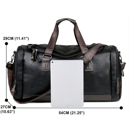 Everett | Grote duffle bag voor reizen van Echt Leer