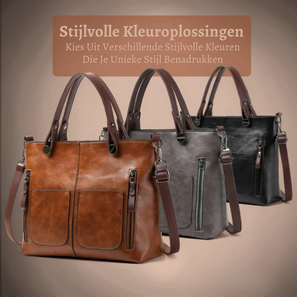 Ilse | Alles op orde — Ruime Leren Werktas