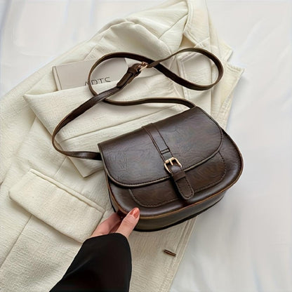 Evelyn | Compact en stijlvol — Leren Zadeltas