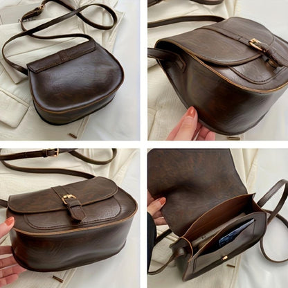 Evelyn | Compact en stijlvol — Leren Zadeltas
