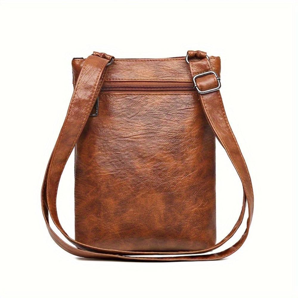 Lina | Vintage gevoel, dagelijks comfort — Leren Schoudertas