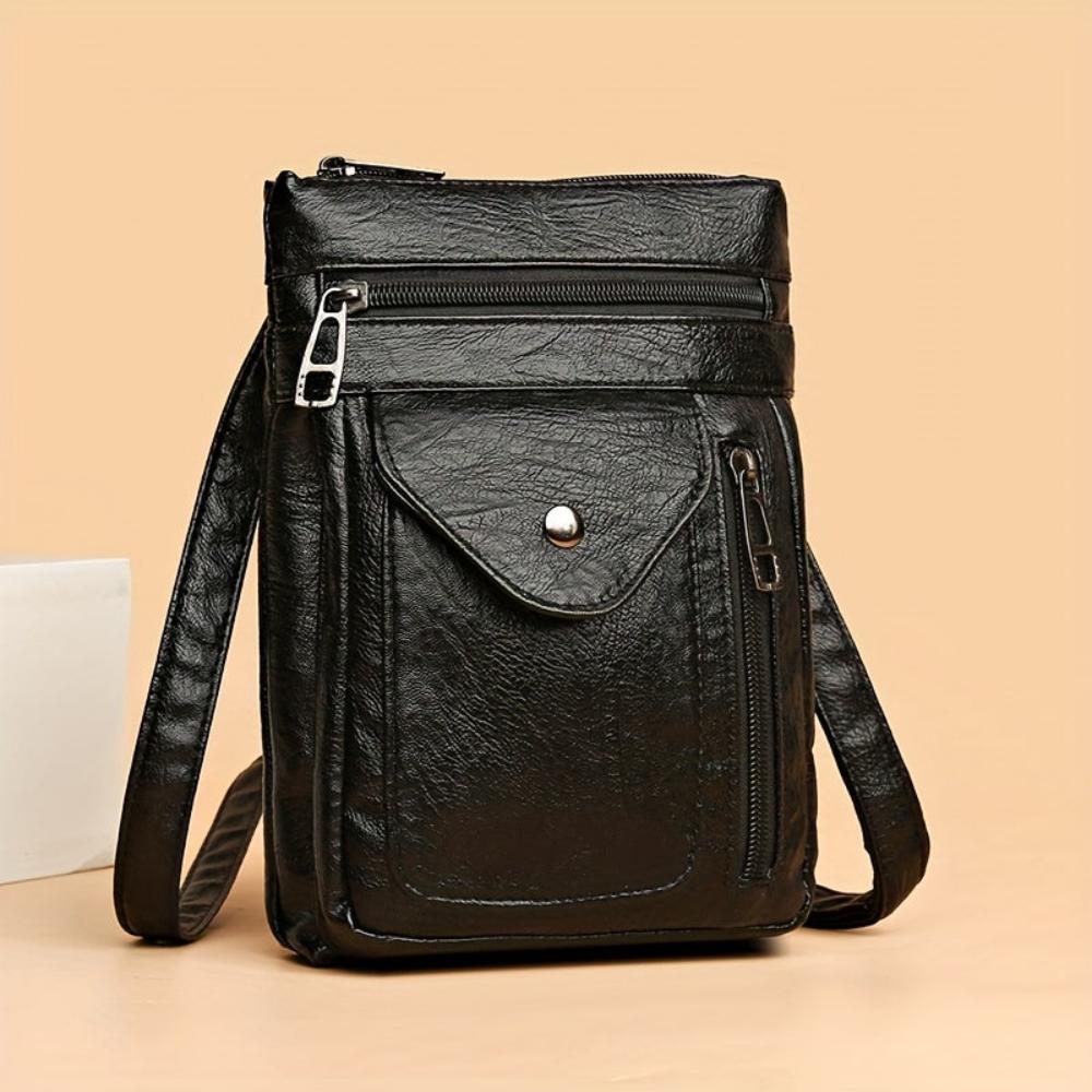 Lina | Vintage gevoel, dagelijks comfort — Leren Schoudertas
