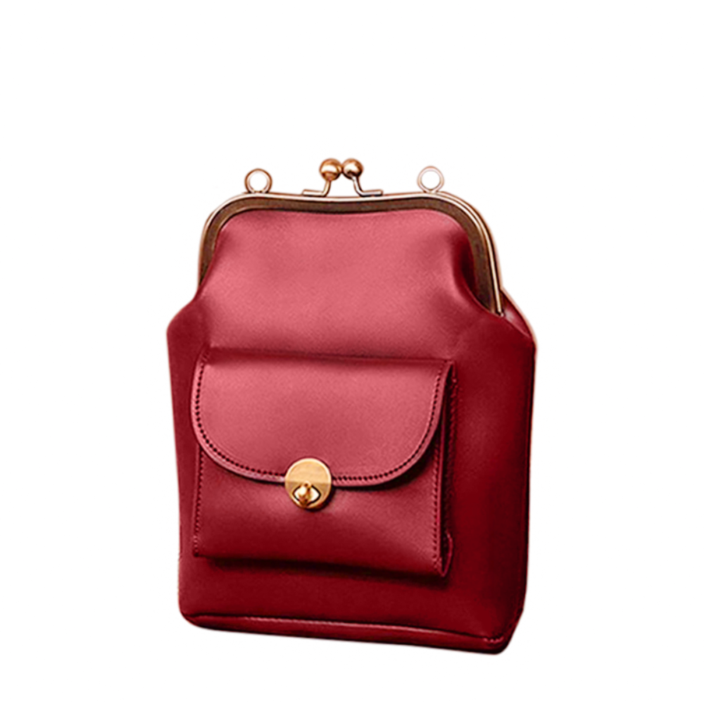 Vintage Kiss-Lock Tas - Retro Chic Essentieel