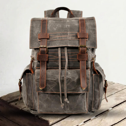 Brian | Canvas rugzak met veel ruimte