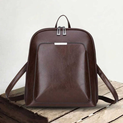 Classic | Leren Rugzak met Strak Ontwerp