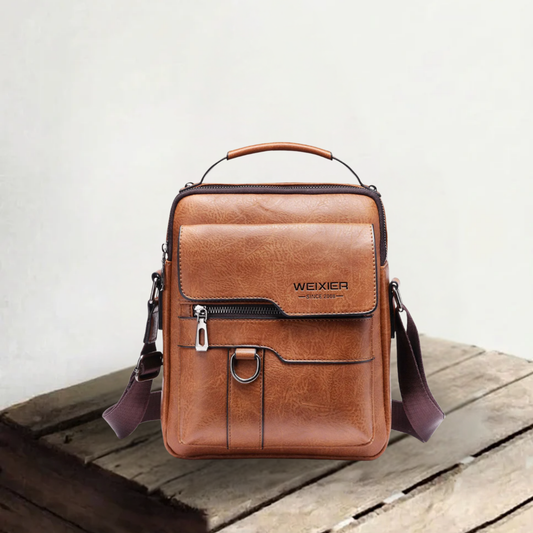 Andrew - Strakke Messenger Schoudertas met Moderne Functionaliteit