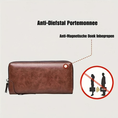 Holden | Leren Clutch met RFID Bescherming