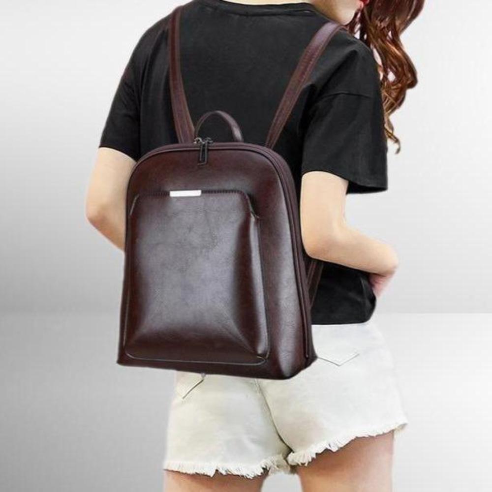 Classic | Leren Rugzak met Strak Ontwerp