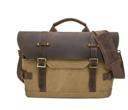 Trevor - Multifunctionele Canvas Schoudertas