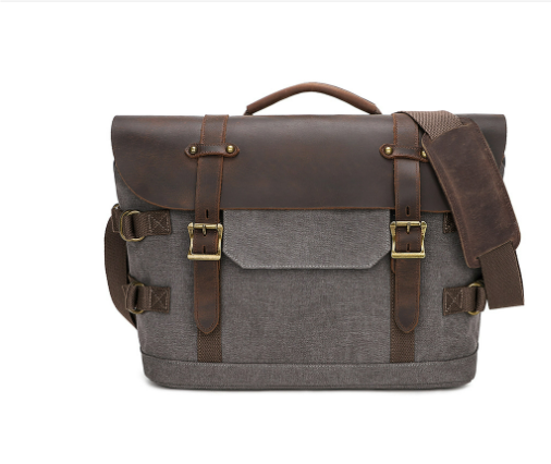 Trevor - Multifunctionele Canvas Schoudertas
