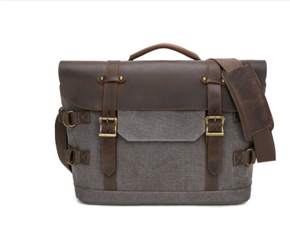 Trevor - Multifunctionele Canvas Schoudertas