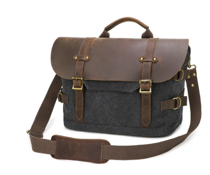 Trevor - Multifunctionele Canvas Schoudertas