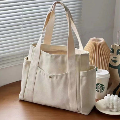 Luna | Leren Tote Tas voor Werk & Dagelijks Gebruik