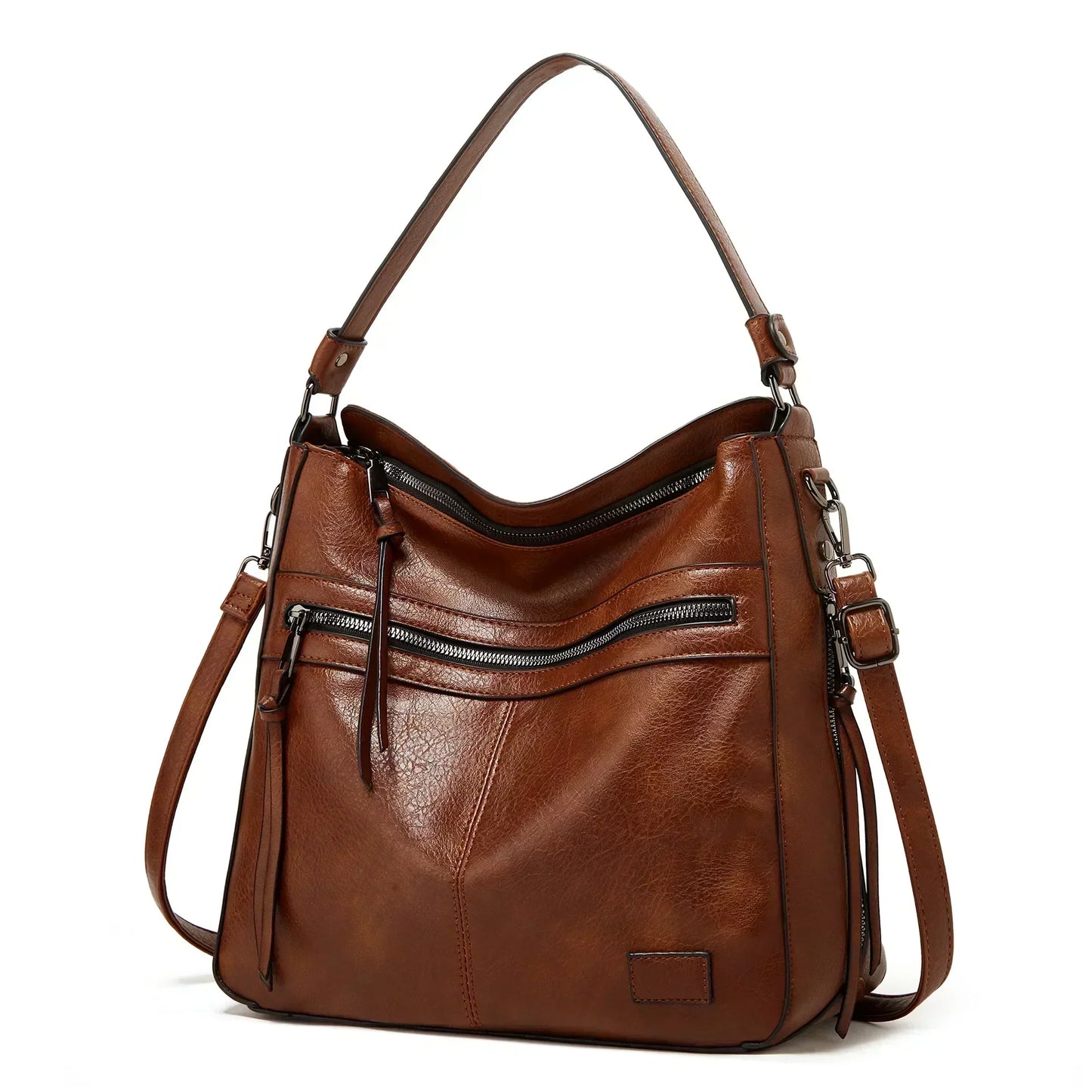 Muriel’s Vintage Charm | Leren Schoudertas