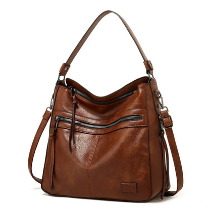 Muriel’s Vintage Charm | Leren Schoudertas