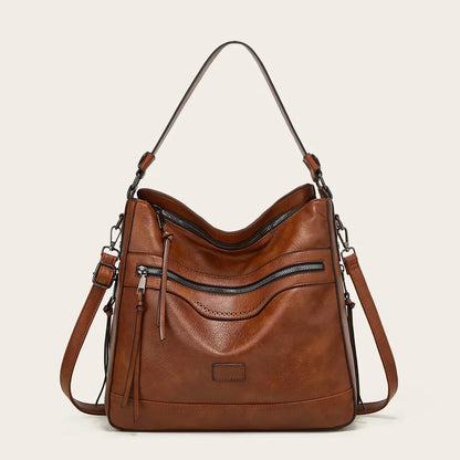 Muriel’s Vintage Charm | Leren Schoudertas
