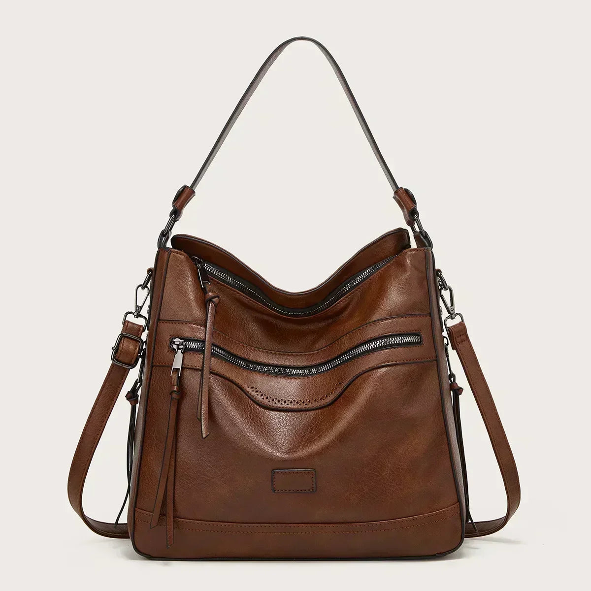 Muriel’s Vintage Charm | Leren Schoudertas