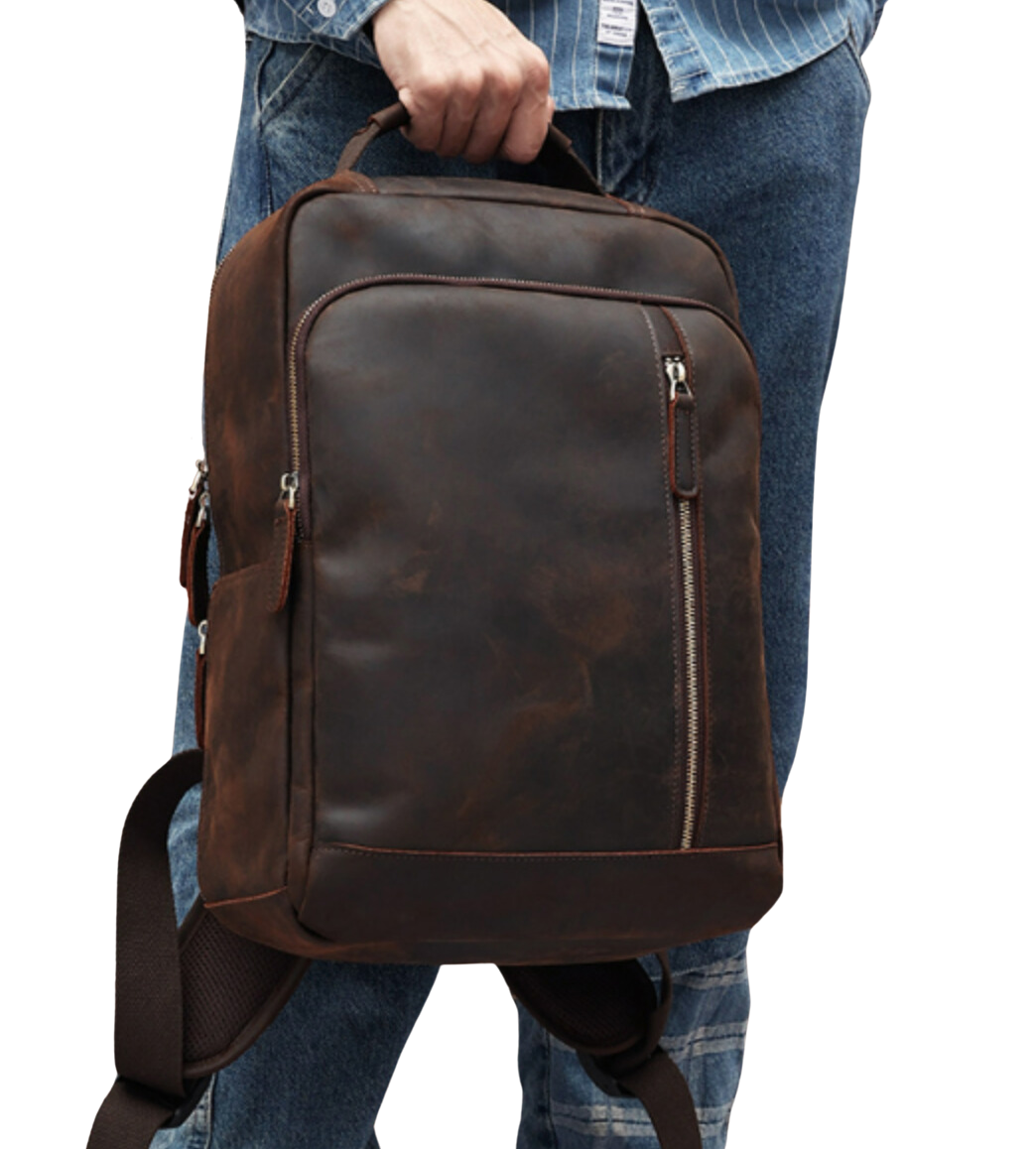 Austin | Vintage rugzak van Echt Leer