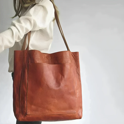 Lorena | Nooit meer zoeken — Leren Tas met vakken