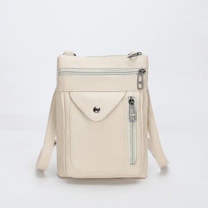Lina | Vintage gevoel, dagelijks comfort — Leren Schoudertas