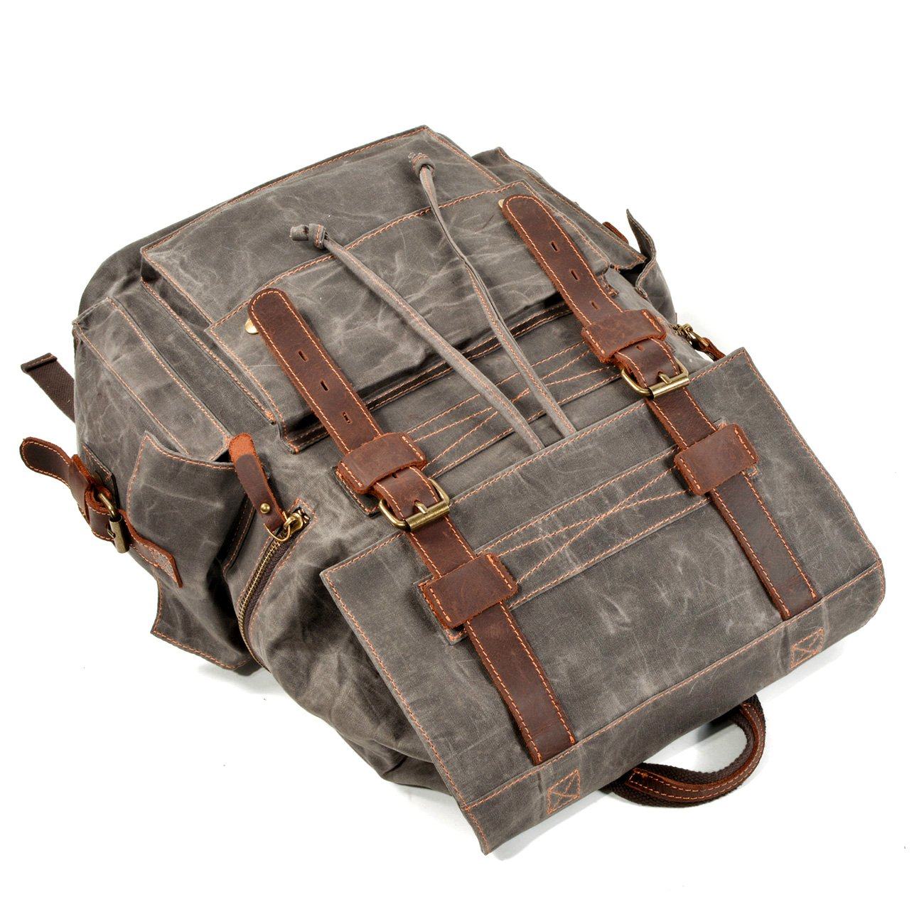 Brian | Canvas rugzak met veel ruimte