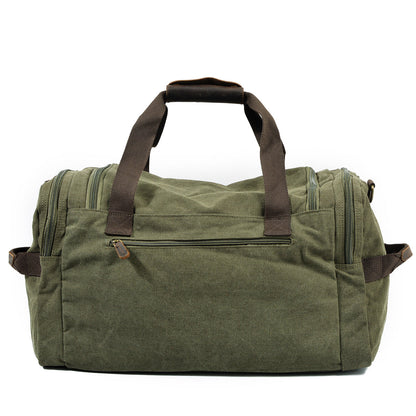 David | Canvas duffle bag voor reizen van Echt Leer