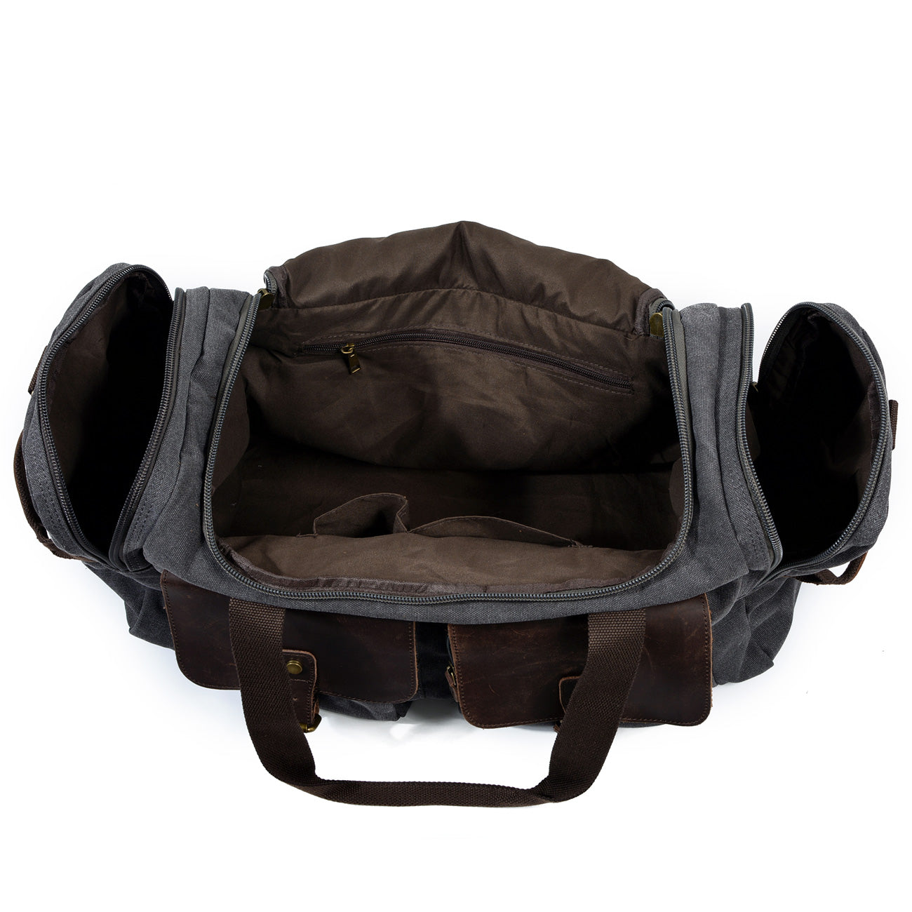 David | Canvas duffle bag voor reizen van Echt Leer