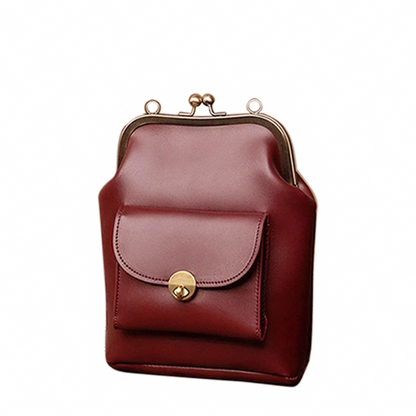 Vintage Kiss-Lock Tas - Retro Chic Essentieel