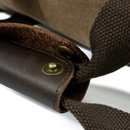 David | Canvas duffle bag voor reizen van Echt Leer