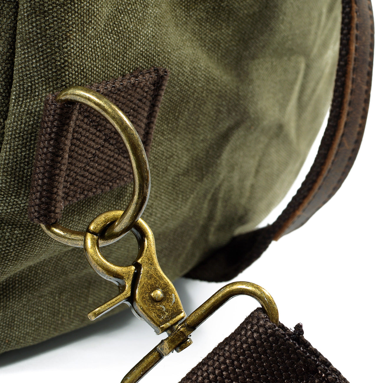 David | Canvas duffle bag voor reizen van Echt Leer