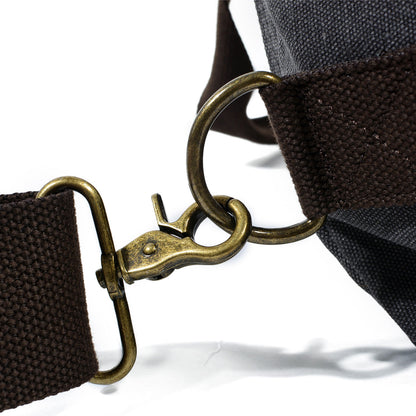 David | Canvas duffle bag voor reizen van Echt Leer