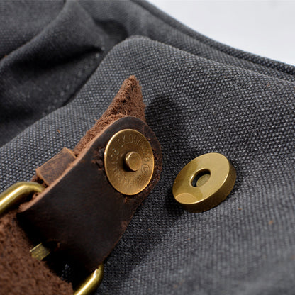 David | Canvas duffle bag voor reizen van Echt Leer