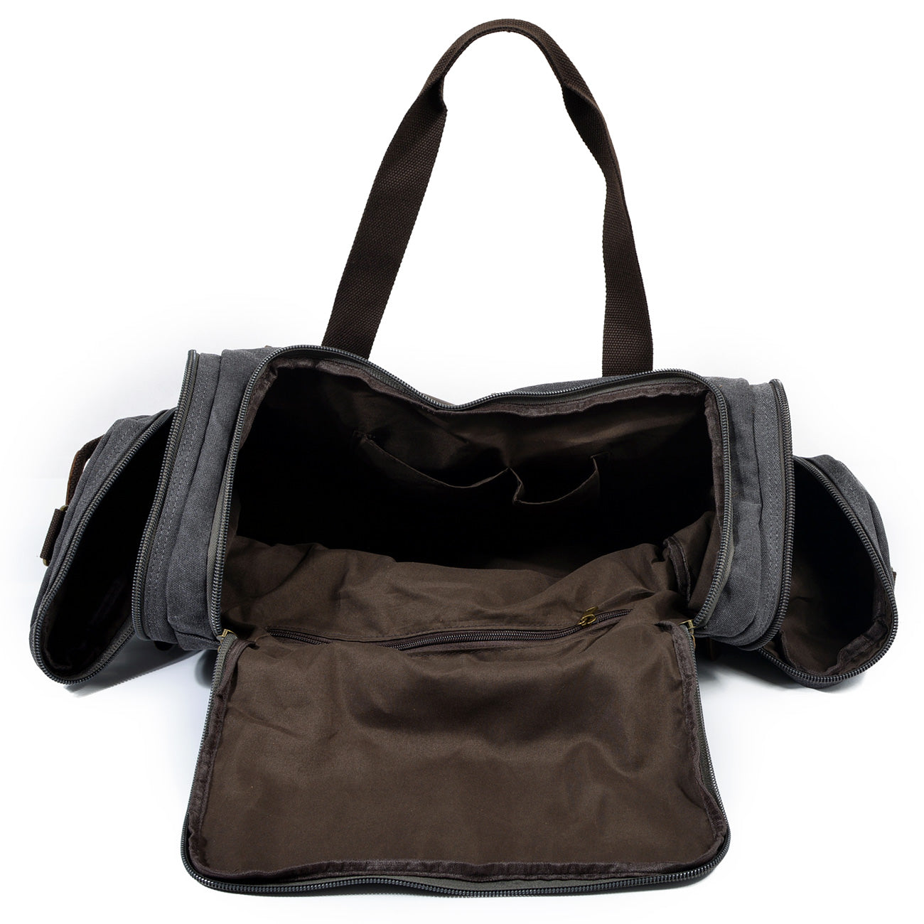 David | Canvas duffle bag voor reizen van Echt Leer