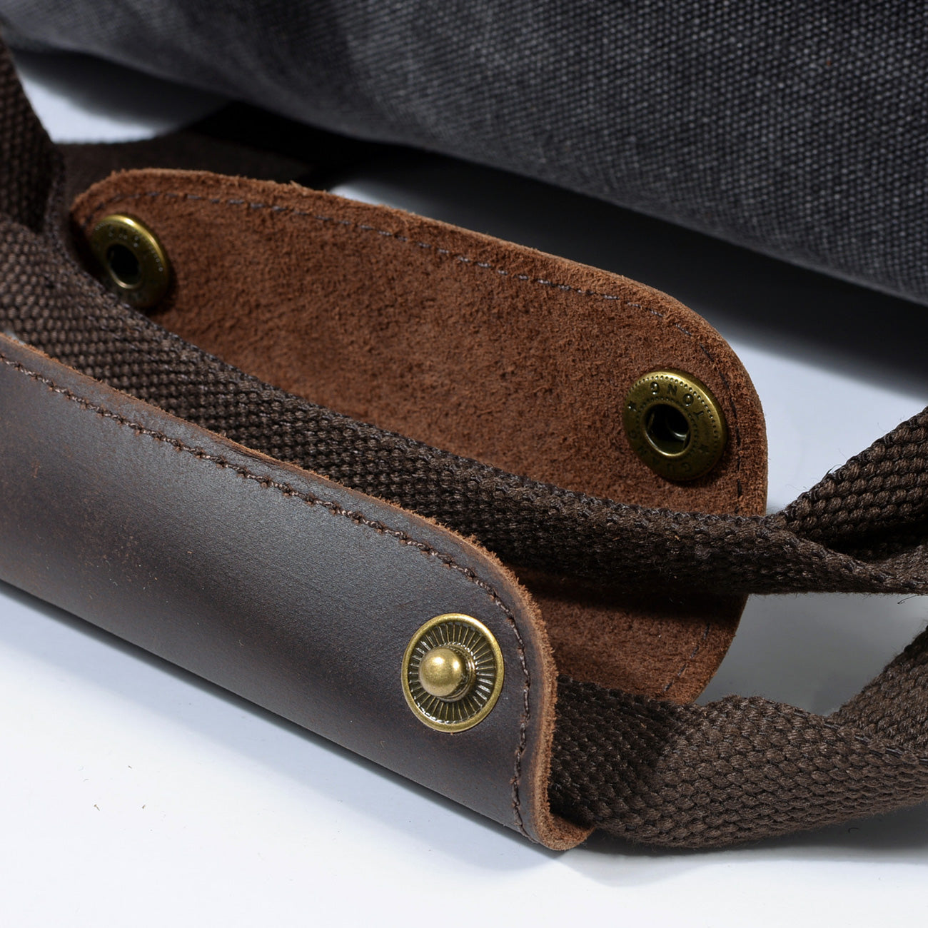David | Canvas duffle bag voor reizen van Echt Leer